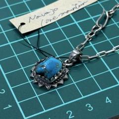 【ローンマウンテン　原石】シルバー925 ペンダントトップ