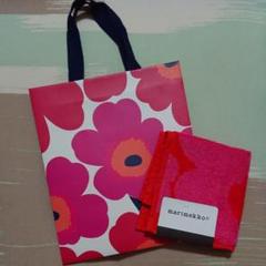 marimekko ペーパーバッグ タオルハンカチ セット