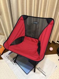 【美品】Helinox ヘリノックス チェアワン レッド 赤 Helinox チェアワン レッド