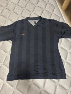 90s adidas　総柄ゲームシャツ　アディダス　デサント製　ユニフォーム adidas アディダス 90s 半袖 ゲームシャツ デサント製