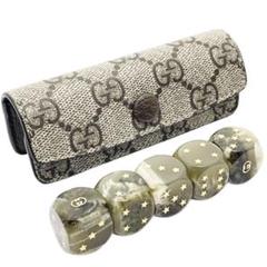 正規品 未使用 グッチ ダイス セット サイコロ ボードゲーム 【A15463】 正規品 未使用 グッチ ダイス セット サイコロ ボードゲーム