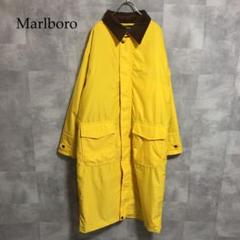 希少 Marlboro ステンカラーコート 襟切替 コーデュロイ ライナー付き