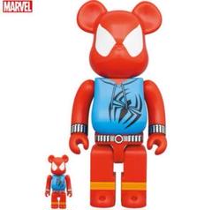 【新品未開封】BS035/ベアブリック/スパイダーマン2099/100%400% MEDICOM TOY - BE@RBRICK SPIDER-MAN 2099 100% & 400% - アメコミ
