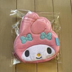 お値下げ！マイメロ　ふわふわポーチ　ジッパー付き