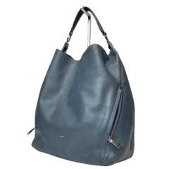 良品 FURLA 2882 ショルダーバッグ 肩掛け ワンショルダー ネイビー