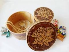 ⭐️北欧雑貨のインテリア　白樺の工芸品　「ベレスタ」大中小3個セット⭐️ BE342】北欧雑貨のインテリア、ベレスタ・白樺の小物入れ（大