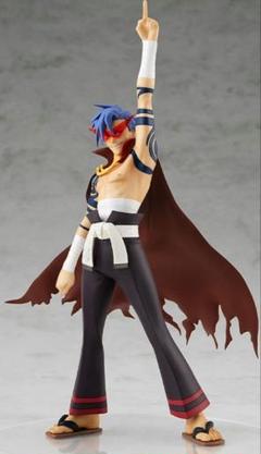 新品未開封 グレンラガン対キルラキル展 カミナ ダイカットブランケット マント 新品未開封 グレンラガン対キルラキル展 カミナ ダイカット