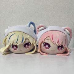 【GiGO限定】 ヒメヒナ ねそべりぬいぐるみ 田中ヒメ 鈴木ヒナ 2点セット 2個セット】HIMEHINA ヒメヒナ GiGO限定 ねそべりぬいぐるみ