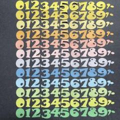 数字12セット　ダイカットクラフトパンチ