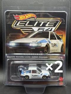 ホットウィール LRCエリート64 トヨタ カローラ レビン（AE86) Hot Wheels Elite 64 Toyota Corolla Levin (AE86) Custom