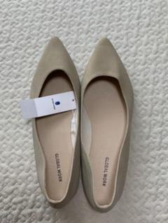 (新品)グローバルワーク パンプス フラットシューズ ベージュ