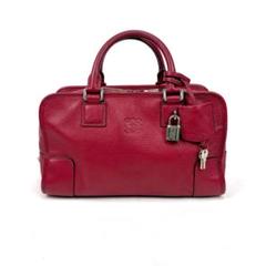 ロエベ LOEWE アマソナ28 ハンドバッグ レッド パドロック
