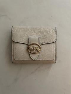 COACH ホワイト 二つ折り財布