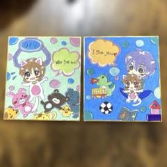 イラスト オリジナル ペア画