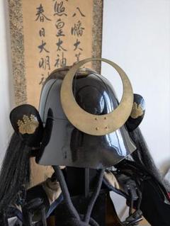 馬上柄杓　前立　兜　甲冑 馬上柄杓前立兜甲冑