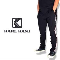 KARL KANI｜サイドライン&刺繍ロゴビッグサイズスウェットジョガーパンツのサムネイル