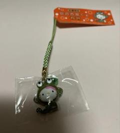 平成レトロ　キティー　ストラップ　ねつけ