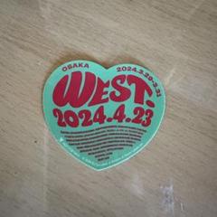 WEST. AWARD ステッカー　大阪 WEST. AWARD ドーム ステッカー 大阪 CD - メルカリ