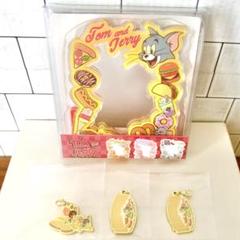 トム＆ジェリー アクリルスタンドミラー メタルチャームコレクション