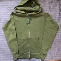 60s 70s フルジップパーカー アルミタロン スウェット セパポケ 60s 70s フルジップパーカー アルミタロン スウェット セパポケ