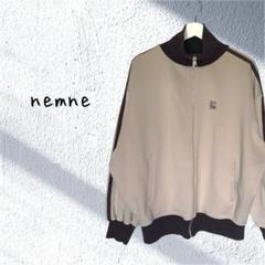 nemne ネンネ　ジップアップジャンパー ベージュ　ブラウン　羽織のサムネイル