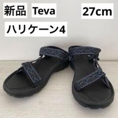 新品 Teva テバ ハリケーン4 27cm サンダル 黒 ストラップ 新品 Teva テバ ハリケーン4 27cm サンダル 黒 ストラップ