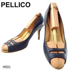美品　PELLICO ペリーコ アネッリ　アンドレア　スエード　ピンク　パープル PELLICO アネッリフィッビア ベルベット パンプス 6.5cm PINK