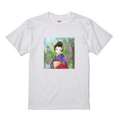 CD「八王子恋唄/木もれびの街」Tシャツ Sサイズ 芸者 和柄 着物 舞妓