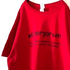ギルダン キンダーガーテン ナイツ Tシャツ XL レッド 赤 古着