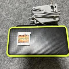 New 2DS LL イエロー/ブラック 本体 ウルトラサン付き