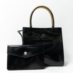 Salvatore Ferragamo フェラガモ ハンドバッグ エナメル