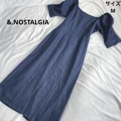 &.NOSTALGIA ダークブルー デニム　ワンピース