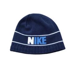 00s】NIKE ビーニー 刺繍ロゴ マルチボーダー vintage Y2K