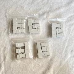 RJ45 Cat6 キーストーンカプラー 25個パック メス-メス ホワイト