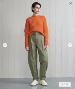 H beauty&youth カーゴパンツ　カーキ