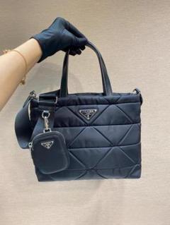 新品同様✨プラダ ミニ パデッドRe-Nylon トートバッグ 2way ポーチのサムネイル