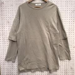 Monkey Time アローズ 同色レイヤード 七分袖 ロンT シンプル 無地