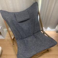 ♡ヴィンテージ デッキチェアー 青×白 ストライプ MADE IN U.S.A.