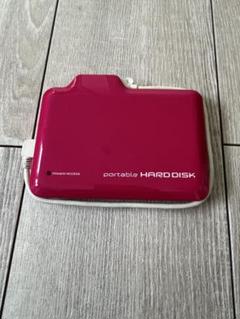 I-O DATAポータブルHDD 320GB ピンク