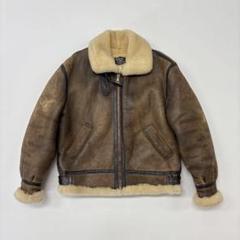 90s カウレザー ショート丈　B-3フライトジャケット 90s カウレザー ショート丈 B-3フライトジャケット