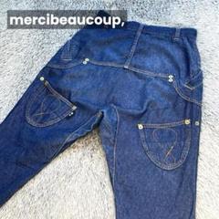 美品　メルシーボークー　後ろ前パンツ　サルエルパンツ　濃紺　XL　大きいサイズ 楽天市場】mercibeaucoup, メルシーボークー サルエルパンツ