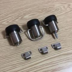 ドアストッパー 丸喜金属本社 MK ワーク戸当(フック付)　D-315