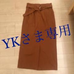 タイトスカート ブラウン