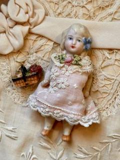 unon doll 作家 ハンドメイド／フランス　アンティーク　レース　ドール unon doll 作家 ハンドメイド／フランス アンティーク レース ドール