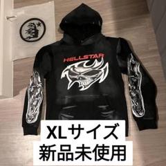 hellstar パーカー ブラック 裏起毛 WEB限定】ゴースト裏起毛パーカー(M ブラック): トップス｜Right
