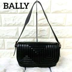 【極美品】 BALLY バリー レザー ショルダーバッグ ブラック ハンドバッグ