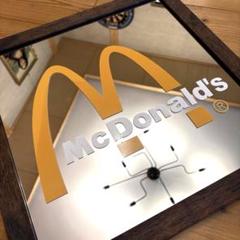 ビンテージ マクドナルド 鏡 サイン パブミラー ディスプレイ インテリア ビンテージ マクドナルド 鏡 サイン パブミラー ディスプレイ