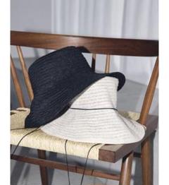 新品未使用　todayful Abaca Brim Hat アバカブリムハット白