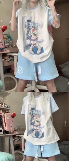 ハンドメイド　トレーナーとパンツ EASY PANTS COTTON SWEAT VINTAGE WASH | hobo