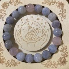激レア✴︎ブルーローズクォーツ【高品質】透明感バツグン！虹も